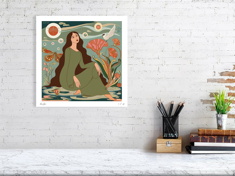 Limited edition print by NOEMI, numbered and signed by the artist, printed in London, UK