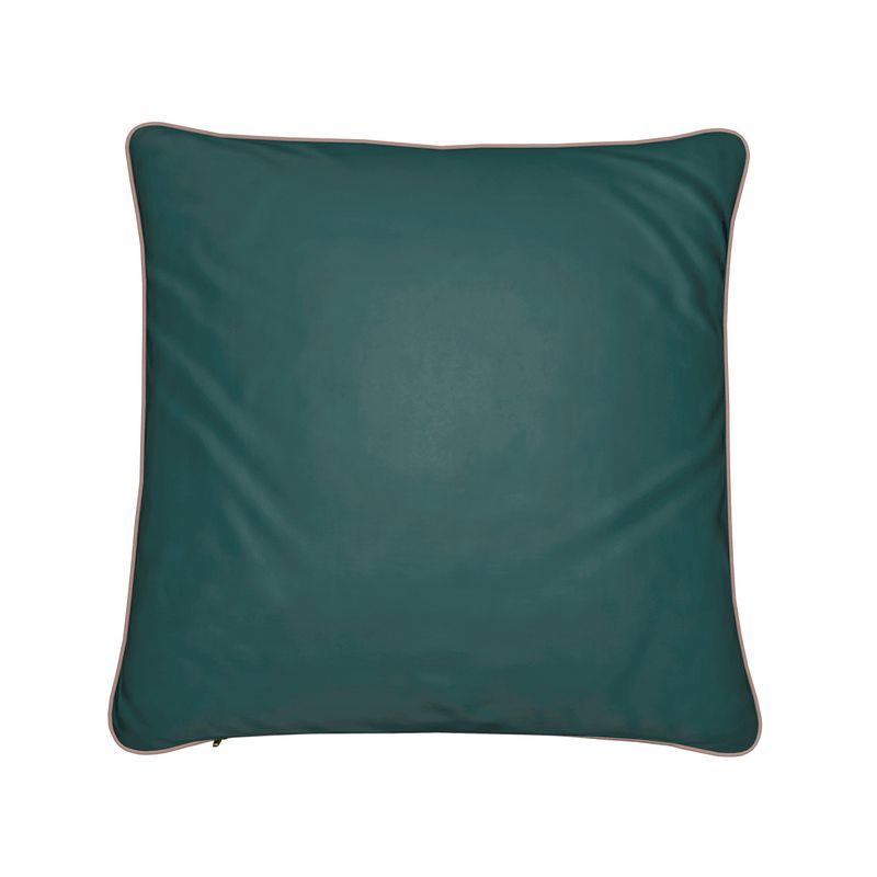 Teal velvet pillow by NOEMI