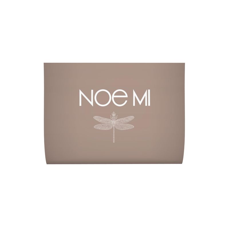 NOE MI decorative cushion with artistic print and velvet texture, finished with black piping, a modern artistic accent.