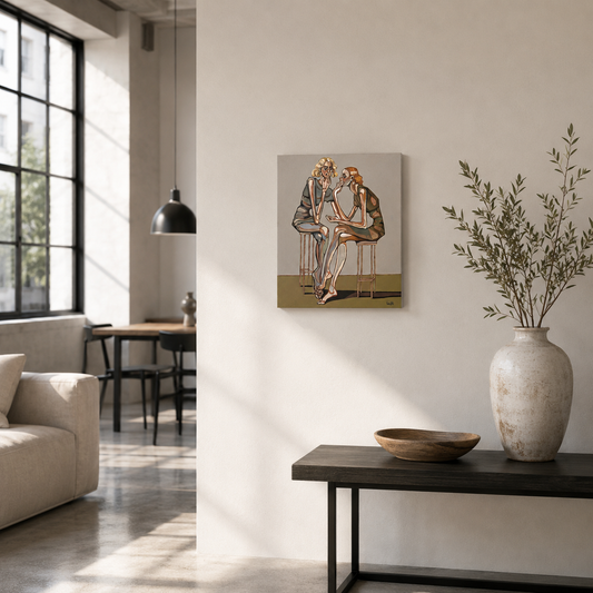 'Until I Became Thin', Original Painting by Noemi Safir
