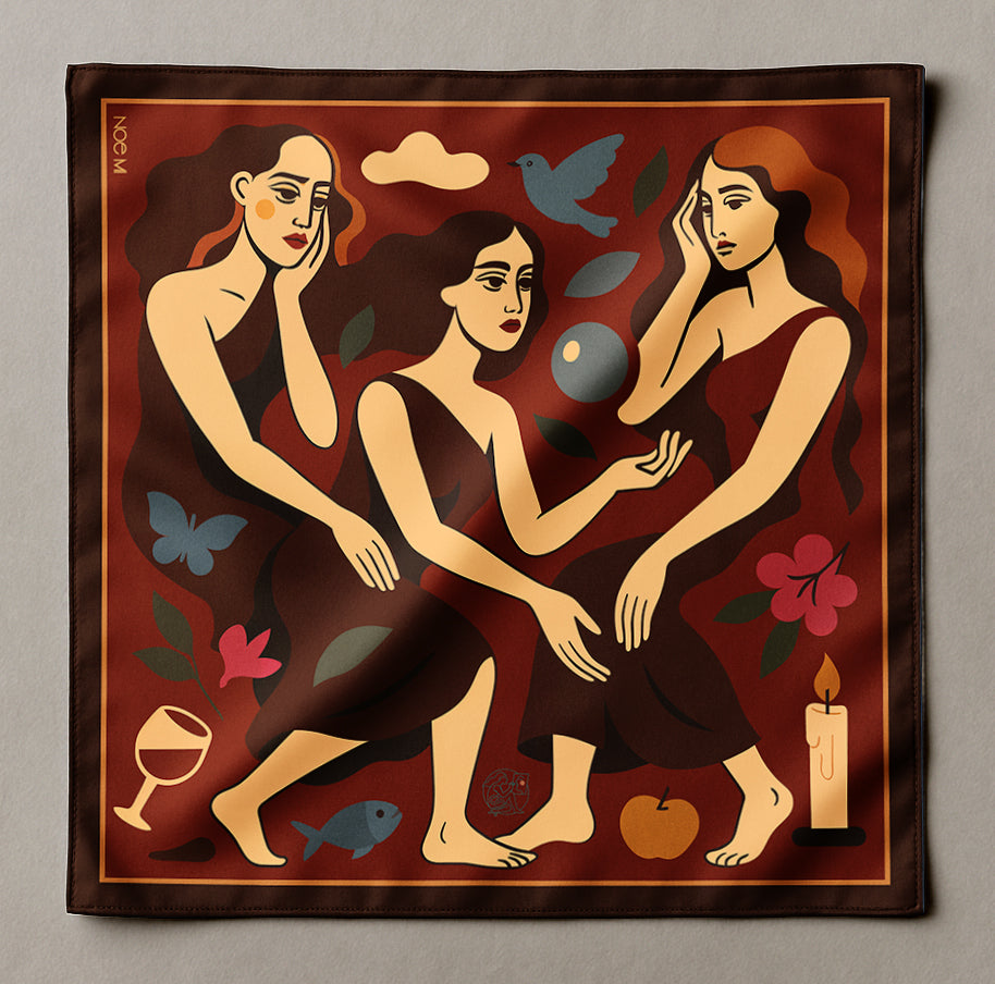 'Eden After Hours' Silk scarf