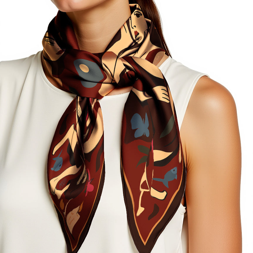 'Eden After Hours' Silk scarf