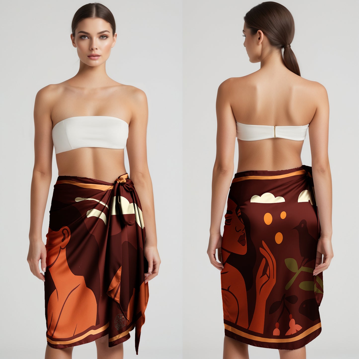'Red magic' Short Pareo