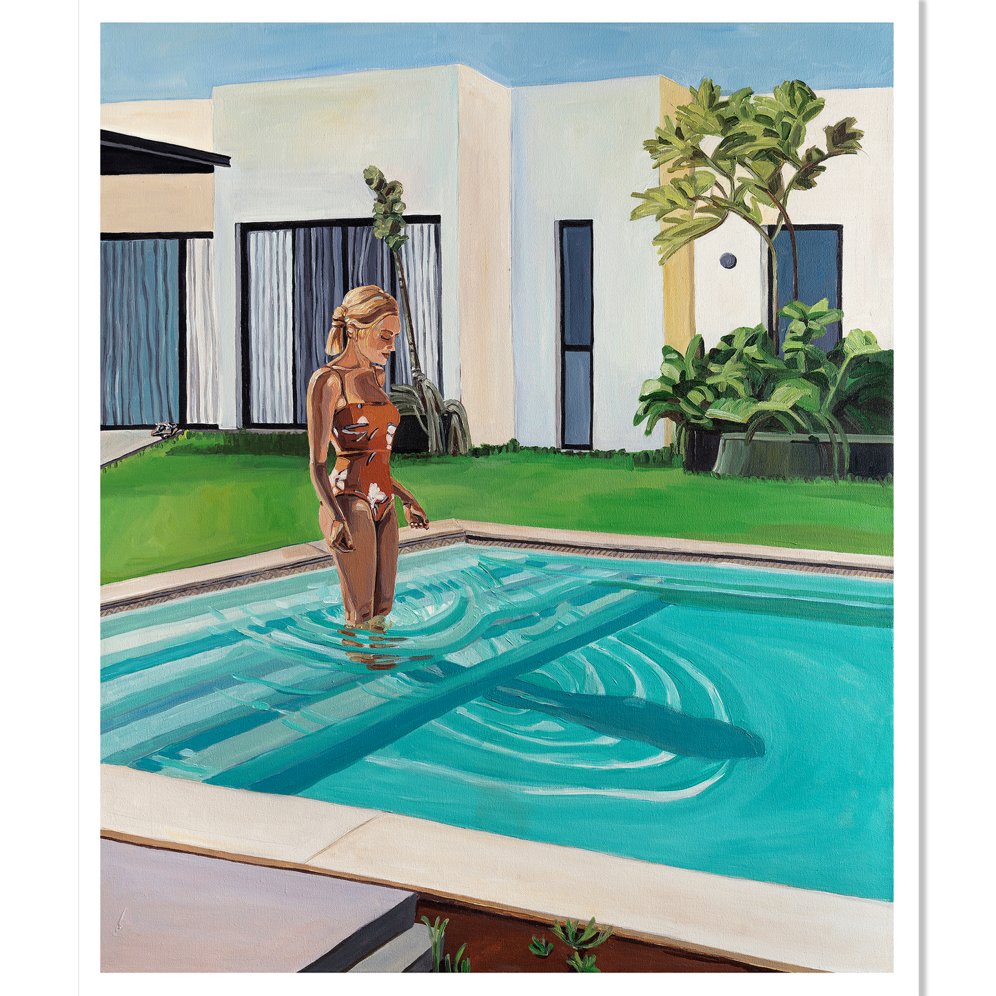 Girl at the pool