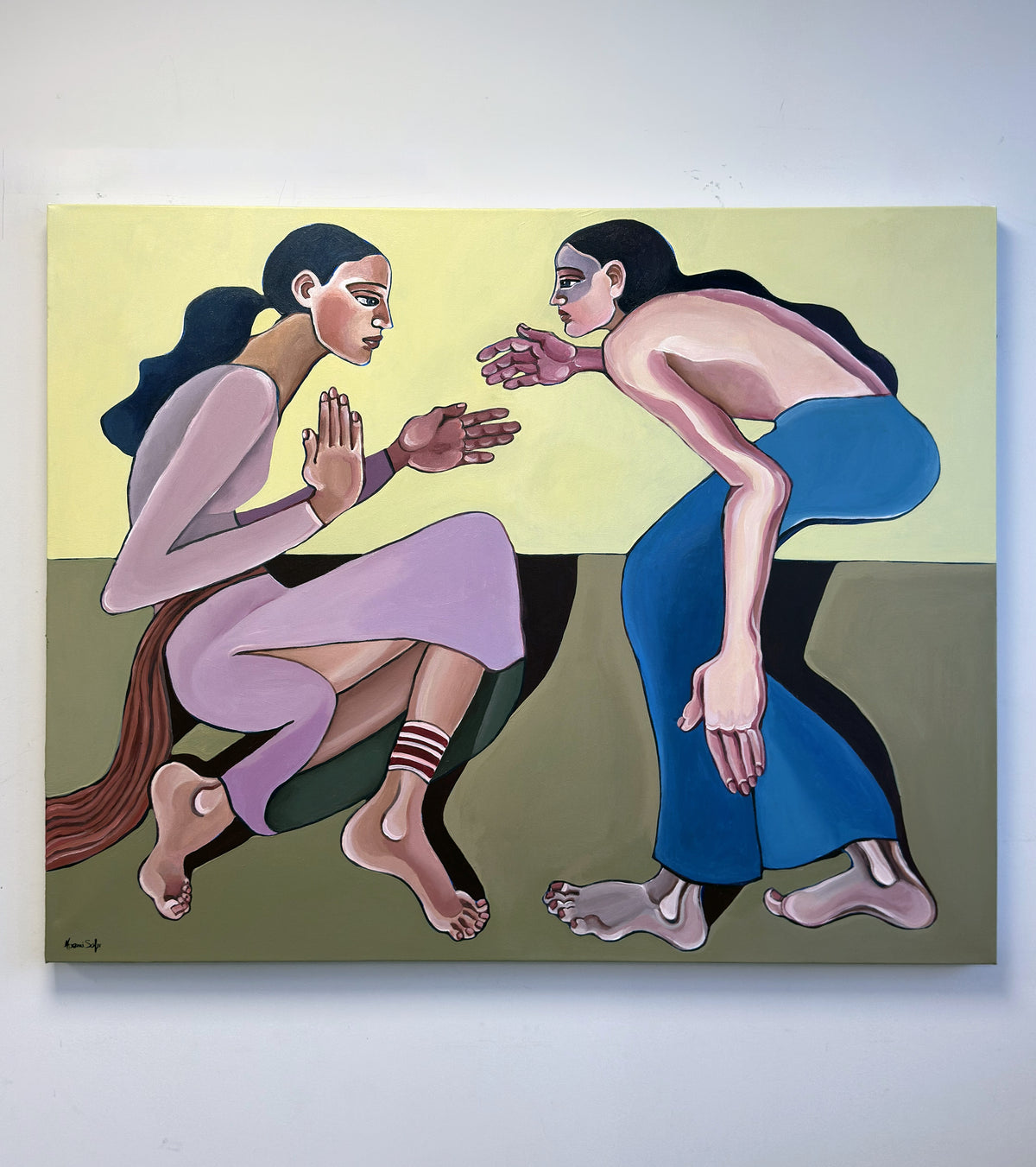 'A Silent Confession', Original Painting by Noemi Safir