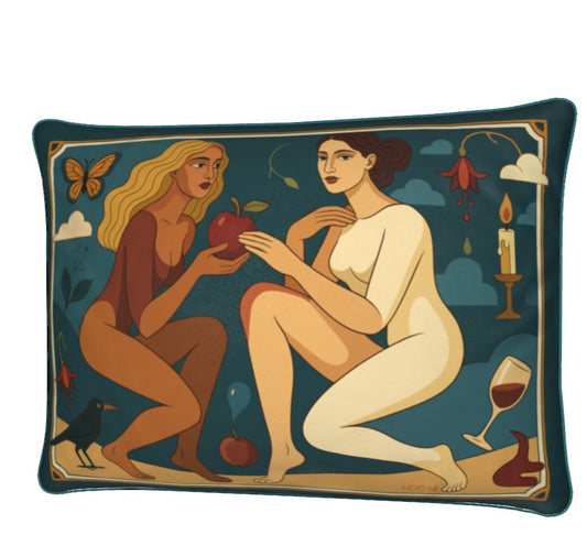 'Midnight Temptation' Rectangular Cushion