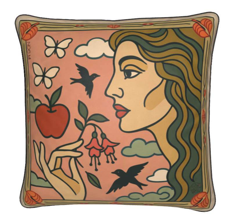'Soft Spell' Square Cushion