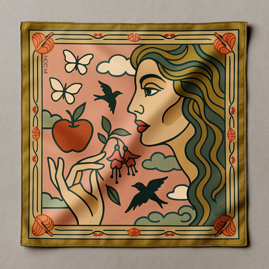 'Soft Spell' Silk scarf