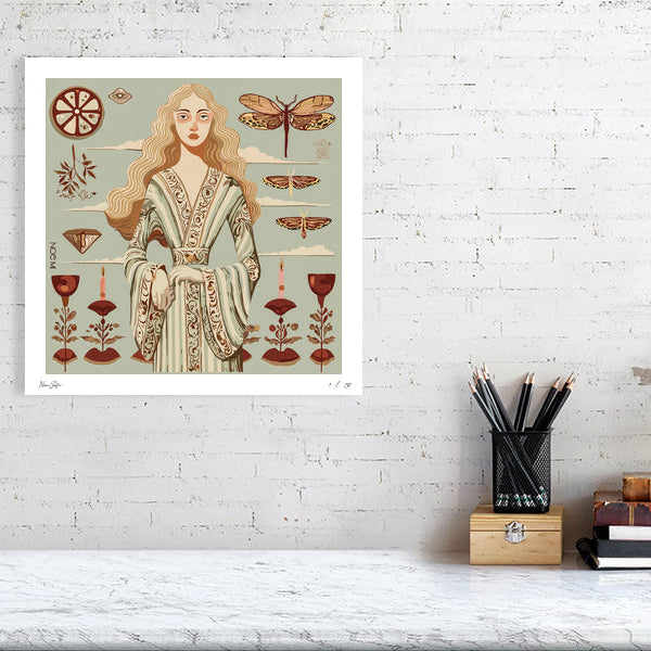 Limited edition print, numbered and hand-signed by the artist