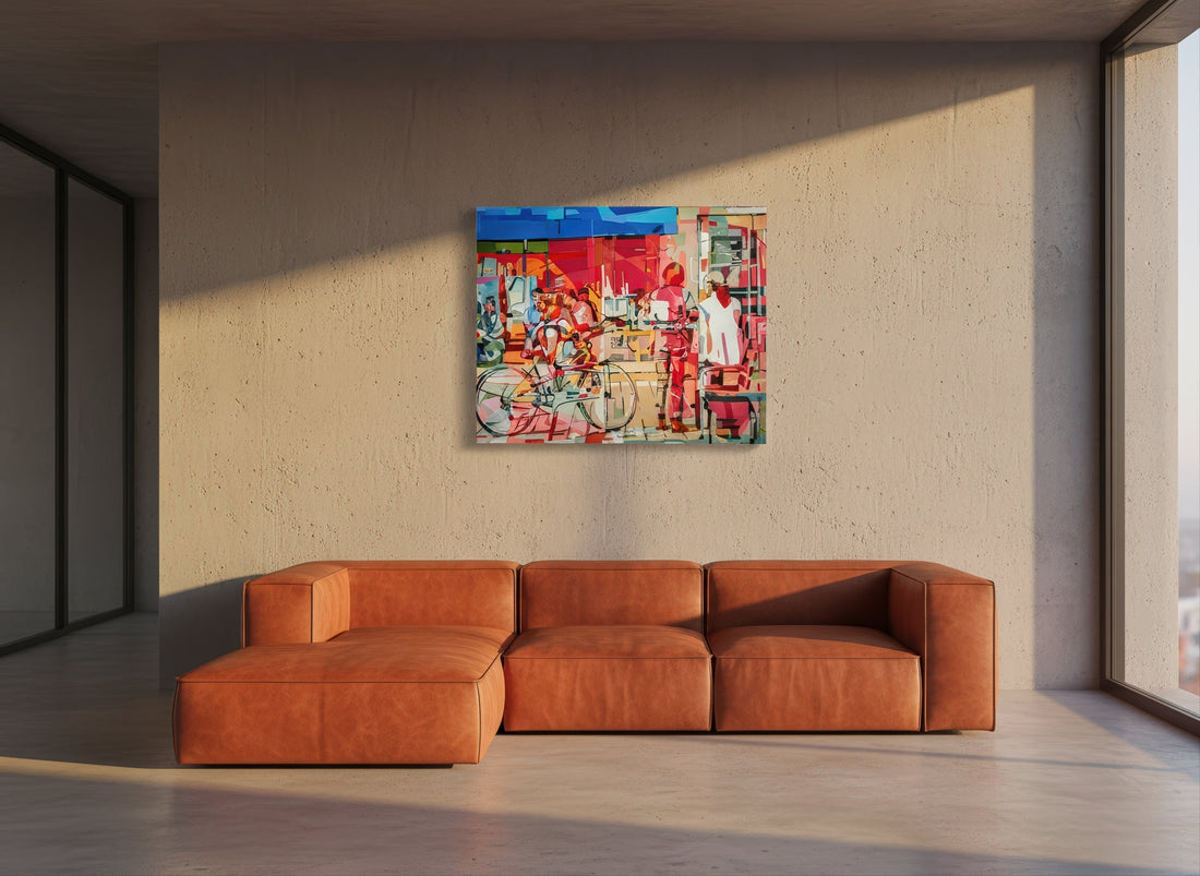 Noemi Safir limited edition art print shown in an elegant interior, created as highly collectible art from an original painting.