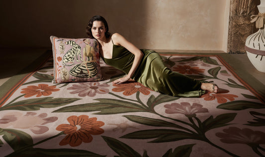 NOE MI art cushion by Noemi Safir for rooms that need soul, color and emotional meaning.