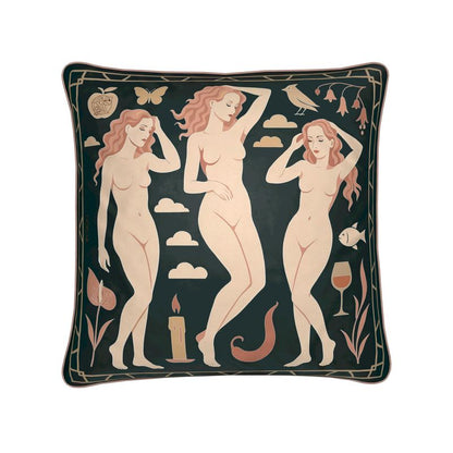 'Blush Muse' Square Cushion