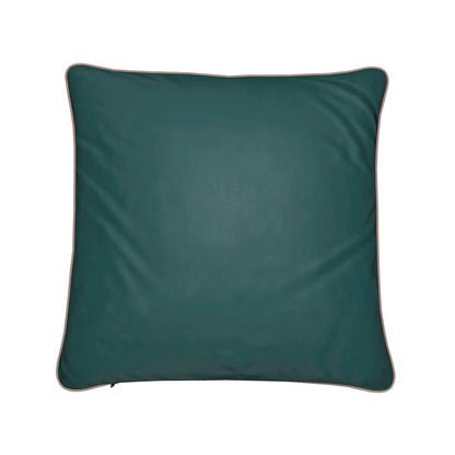 Teal velvet pillow by NOEMI
