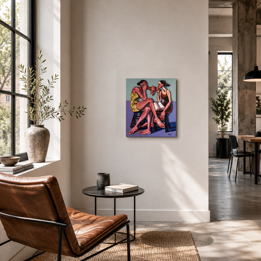 'Our Little Secret',  Original Painting by Noemi Safir