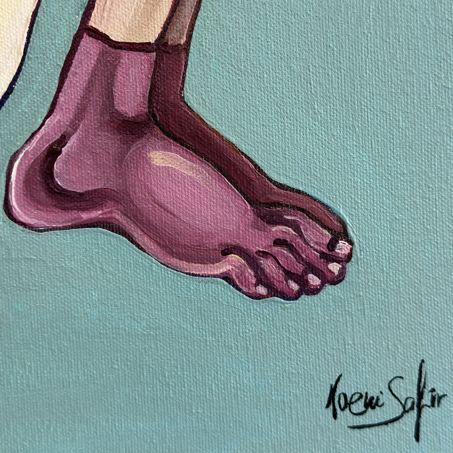 Body Negotiation by Noemi Safir portrays the moment when connection becomes a silent negotiation between desire, caution and emotional pressure.