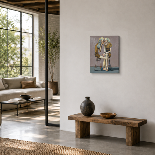 'Layers That Left Their Mark', Original Painting by Noemi Safir