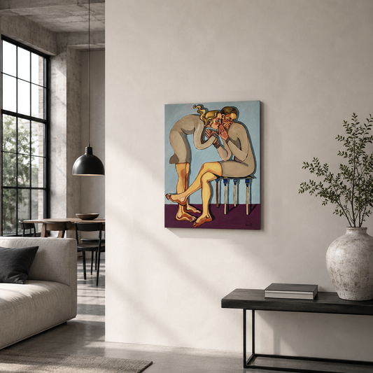 'Personal Space', Original Painting by Noemi Safir