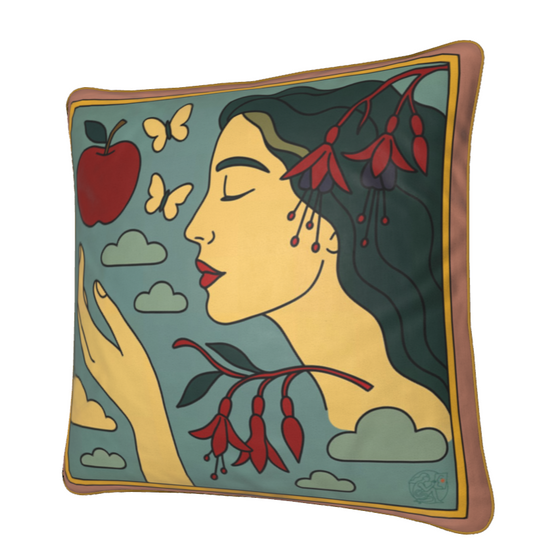 'Cloud Kiss' Square Cushion
