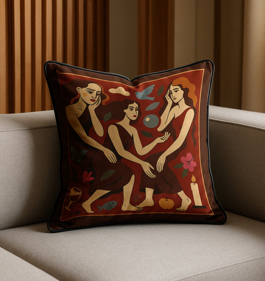 'Eden After Hours' Square cushion