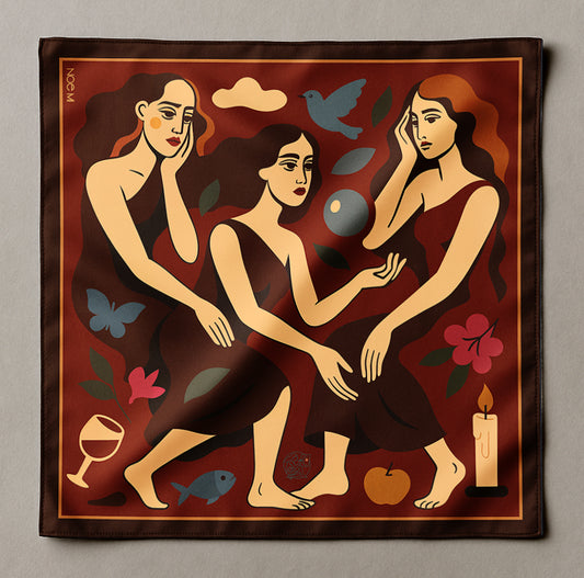 'Eden After Hours' Silk scarf
