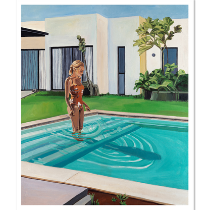Girl at the pool