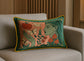 'Green Gaze' Rectangular cushion