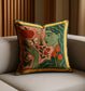 'Green Gaze' Square Cushion
