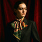 'Green Gaze' Silk scarf