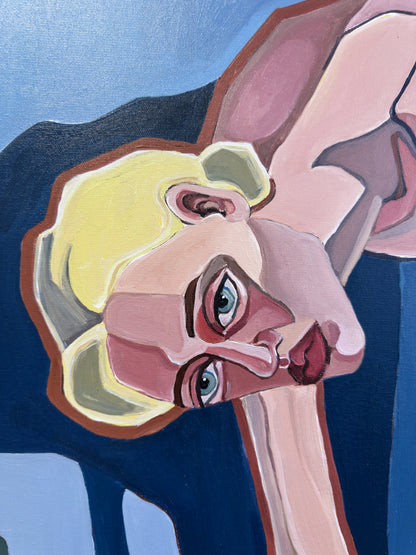 After Everyone Left original artwork by Noemi Safir, a highly collectible painting about staying behind, emotional residue, care and symbolic storytelling.