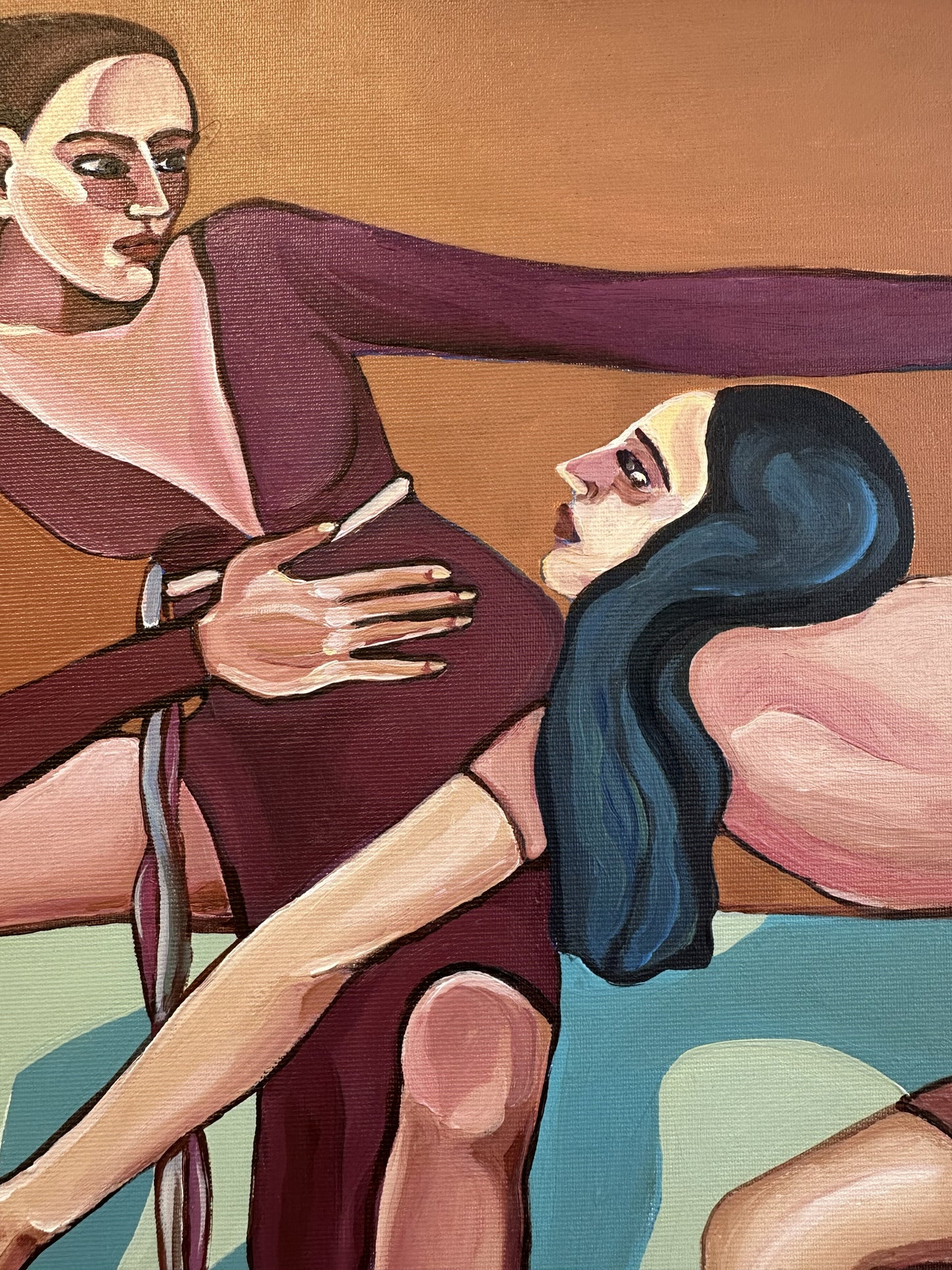 'Emotional gravity ' Original Painting by Noemi Safir