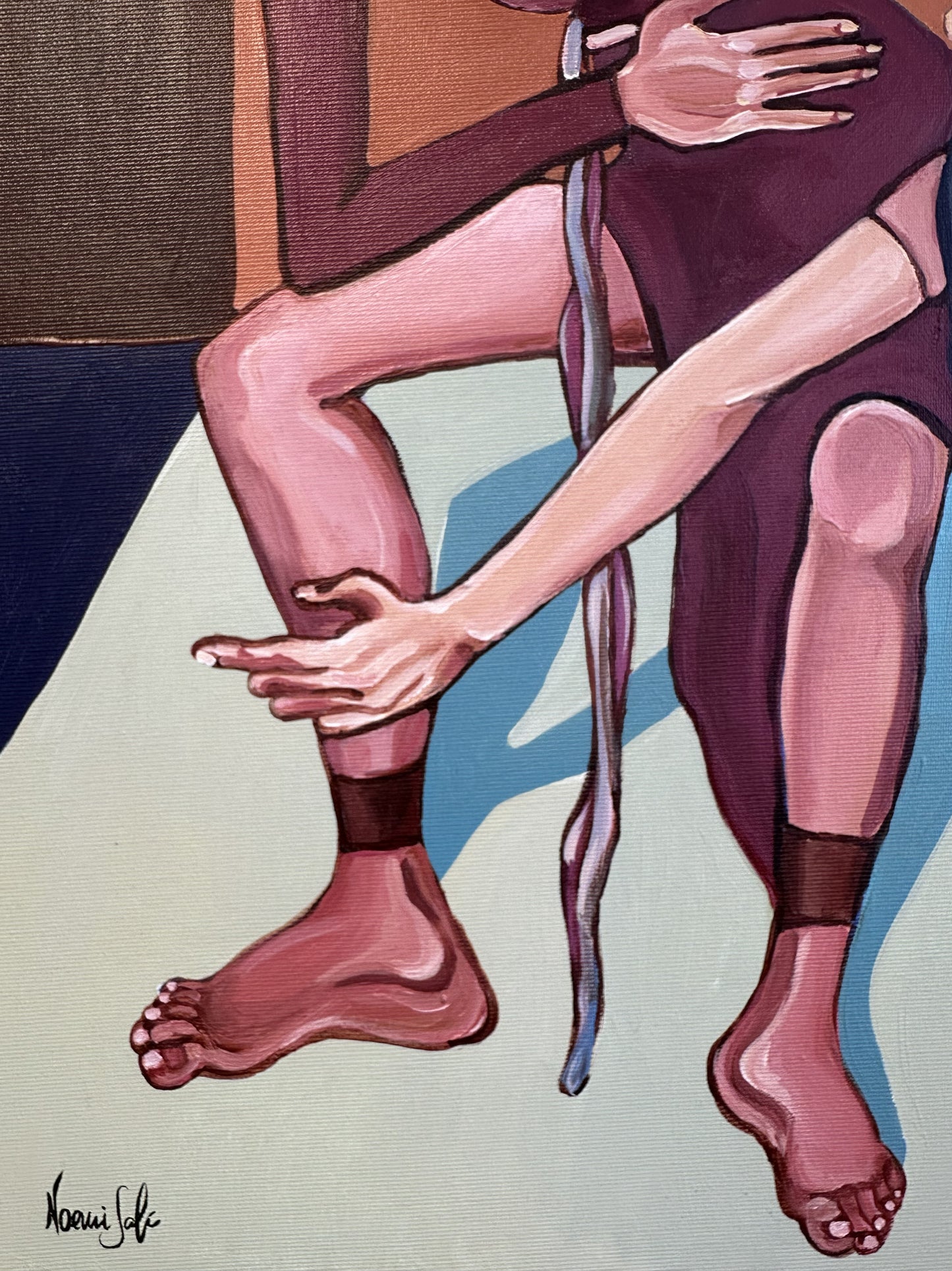 'Emotional gravity ' Original Painting by Noemi Safir