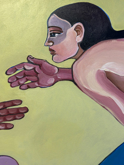 'A Silent Confession', Original Painting by Noemi Safir