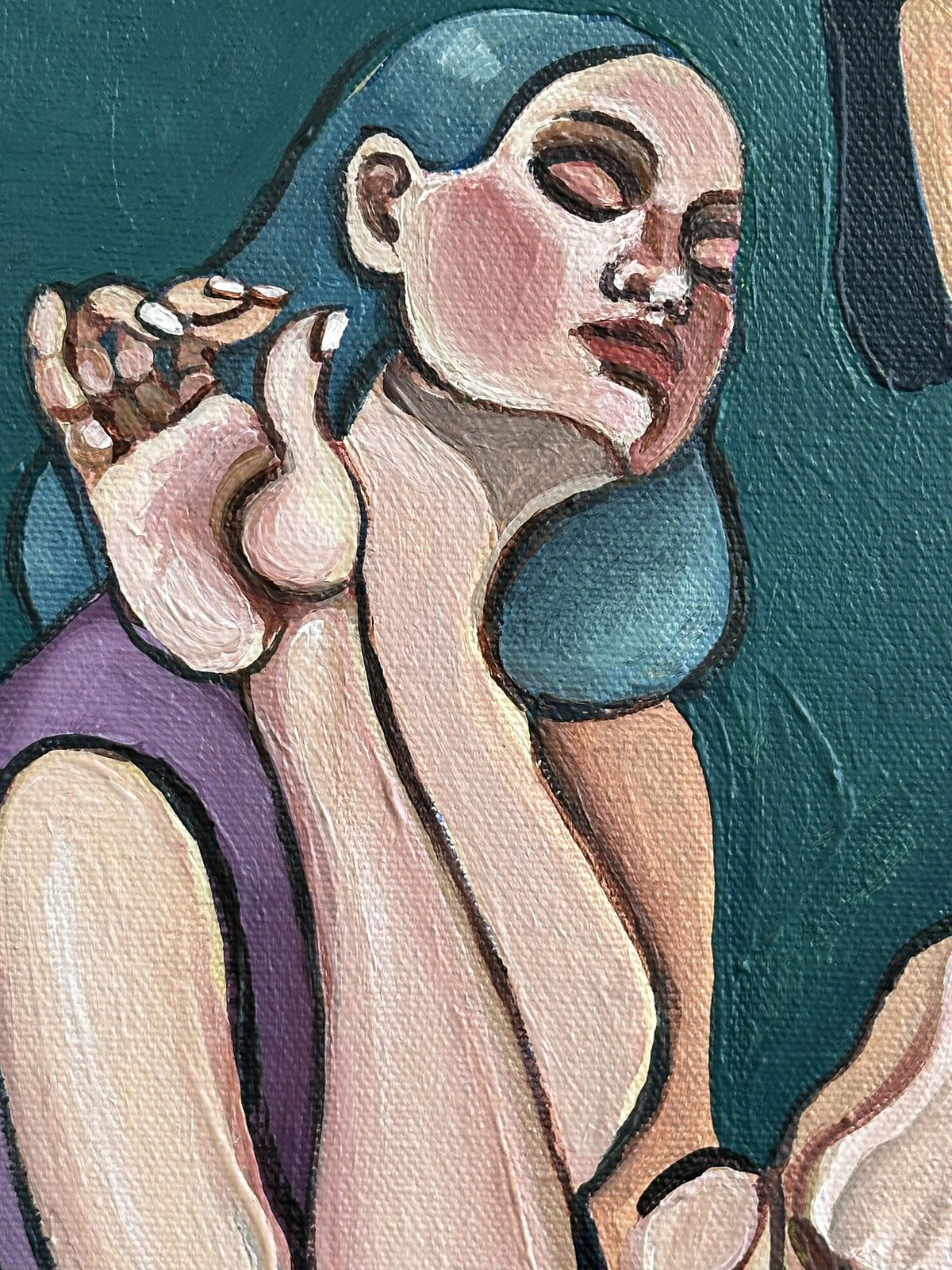'Mind the Gap', Original Painting by Noemi Safir