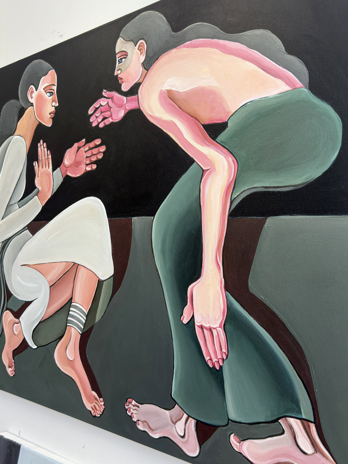 'A Silent Confession', Original Painting by Noemi Safir
