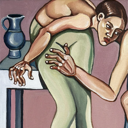 I Made Room for You explores care, accommodation and the way relationships can reshape the body over time.