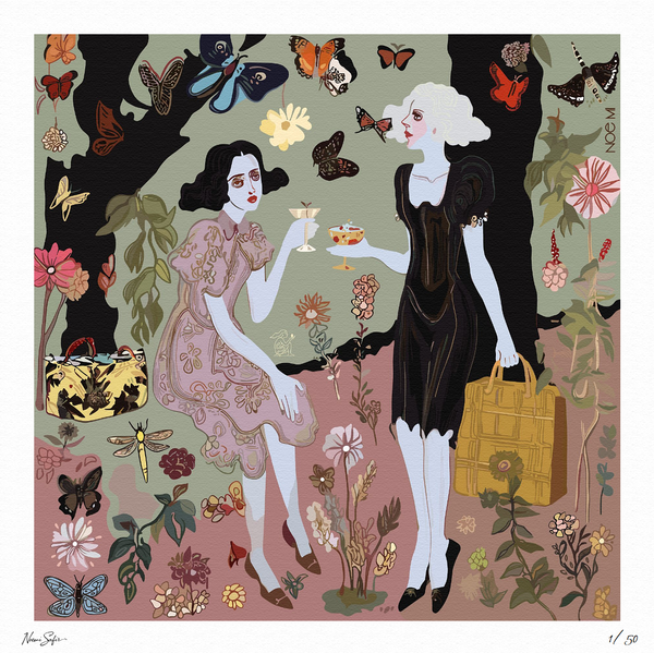 'Butterfly Gossip',  Print