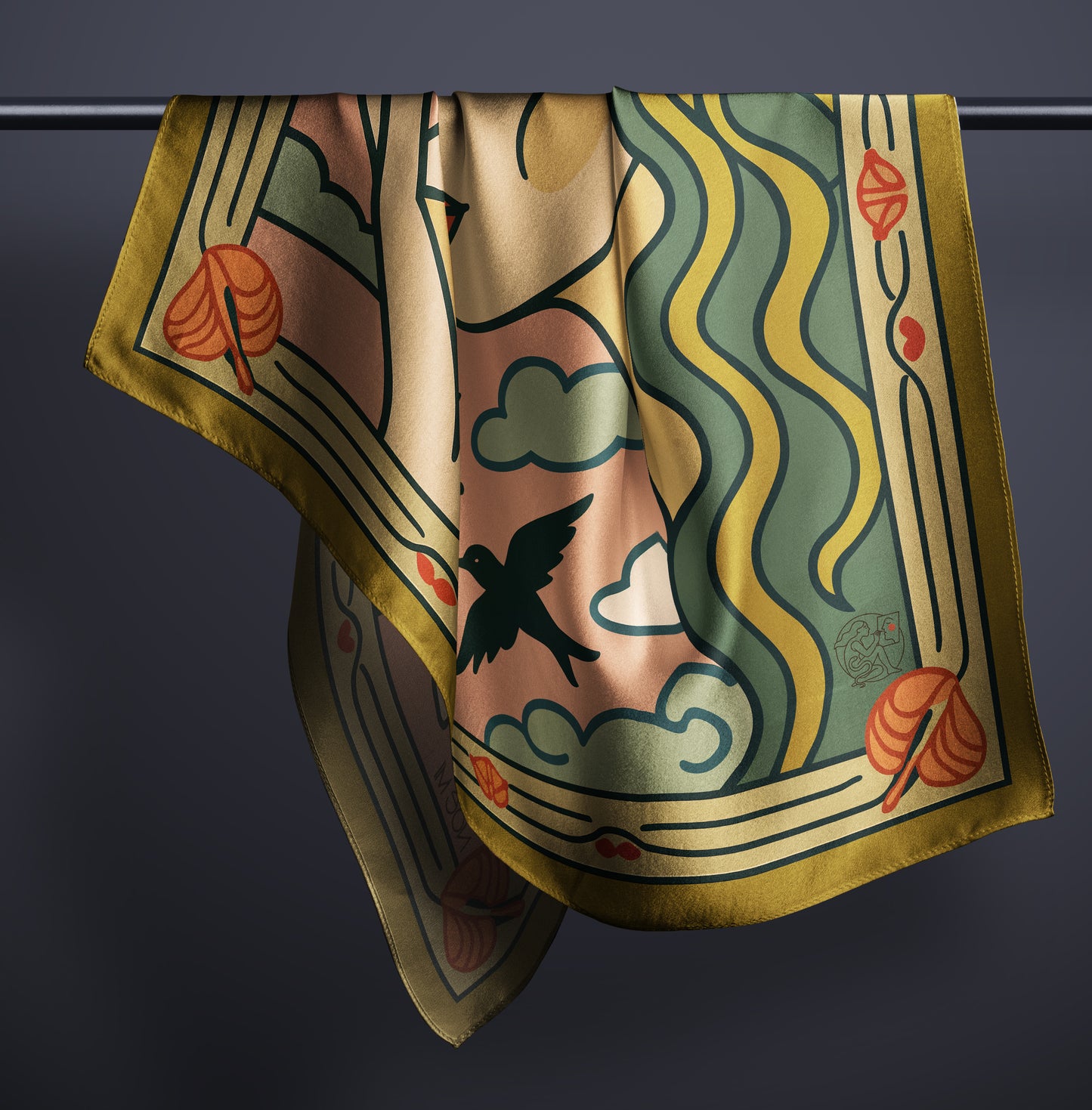 'Soft Spell' Silk scarf