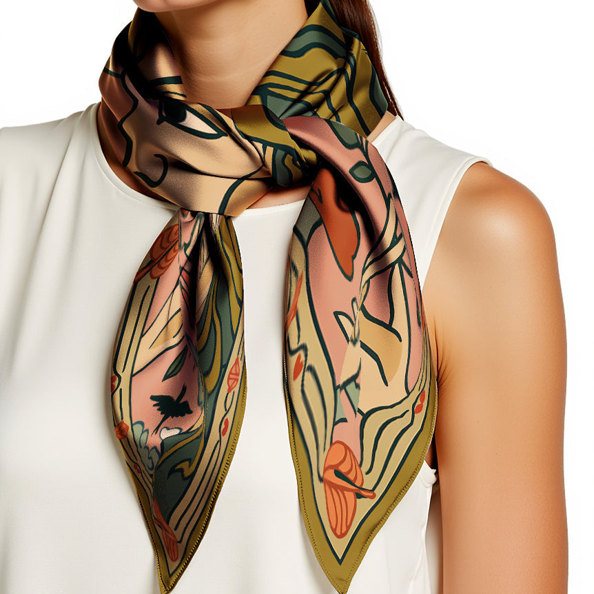 'Soft Spell' Silk scarf
