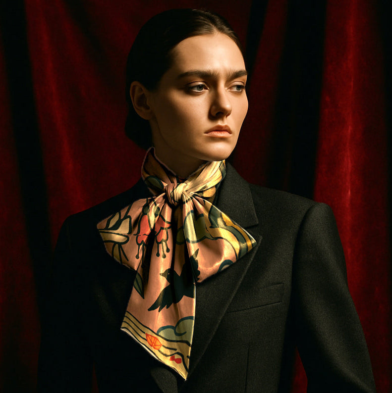 'Soft Spell' Silk scarf