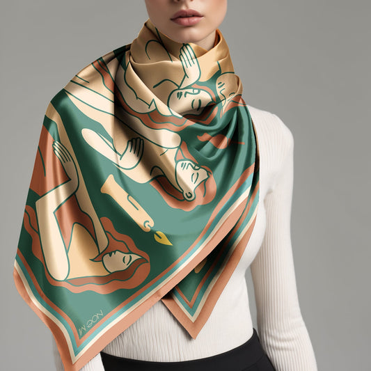 'Things We Didnt Say' Silk scarf