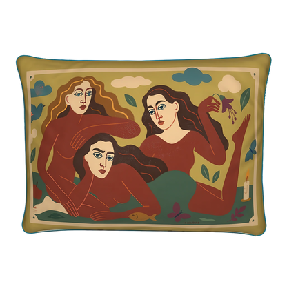 Designed for slow living and refined homes, this NOE MI cushion makes a statement in its softness.