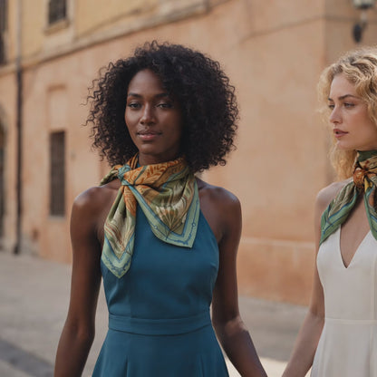 'Lunar Empress' Silk Scarf, Spring