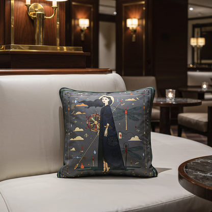 NOE MI high end decorative pillow designed for fashion-forward homes and sophisticated interior styling.