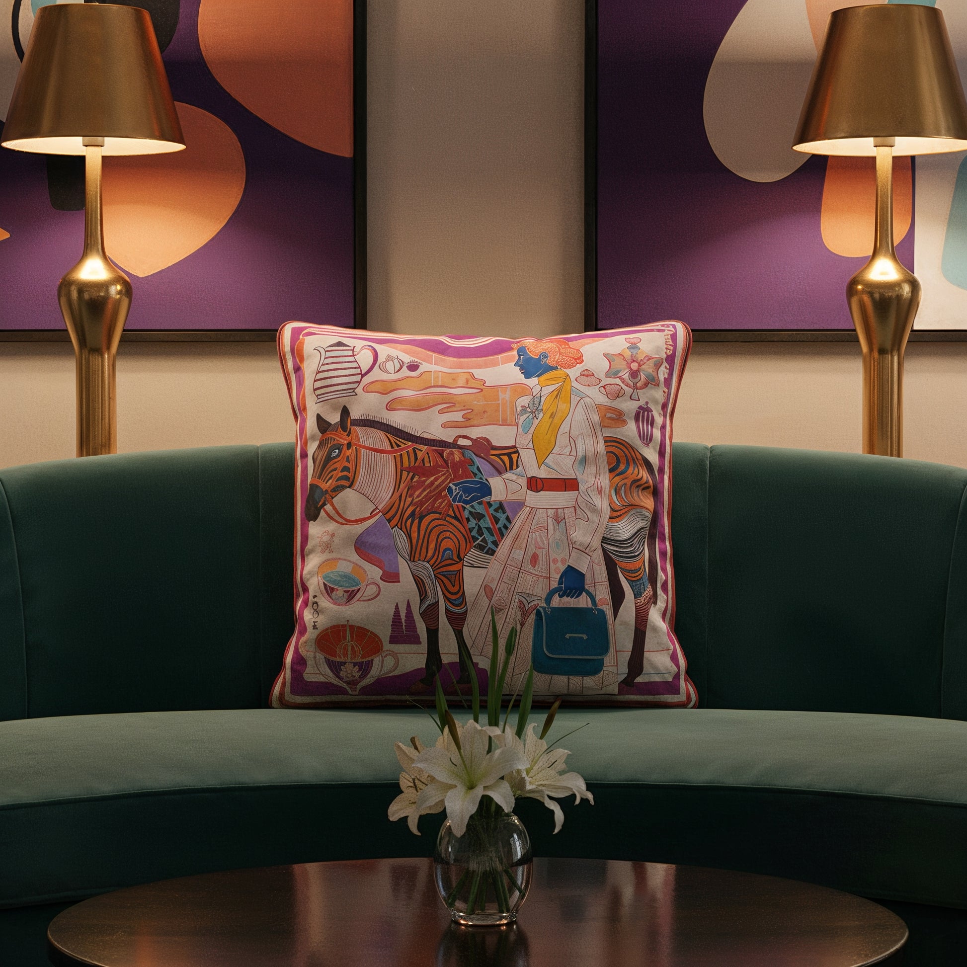 NOE MI high end decorative pillow designed for fashion-forward homes and curated interior spaces.