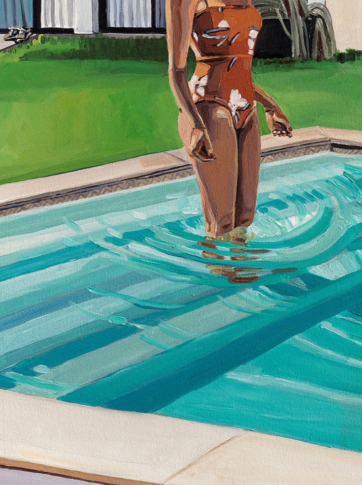 Girl at the pool